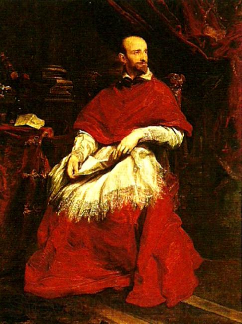 Anthony Van Dyck cardinal guido France oil painting art